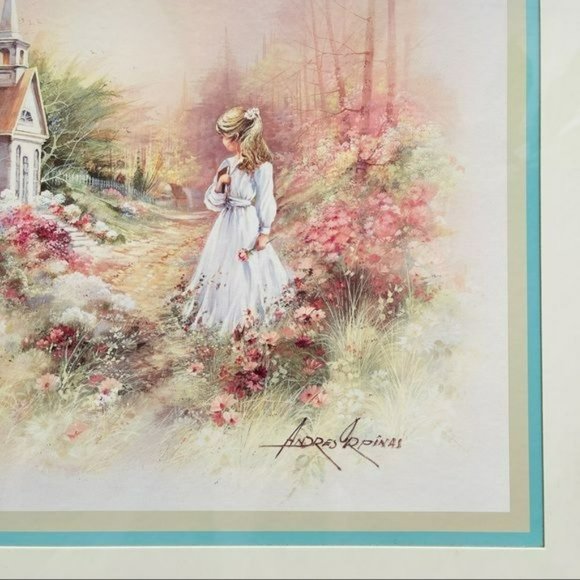Vintage Girl And Flowers Framed Print Art by Andres Orpinas - Picture 9 of 13